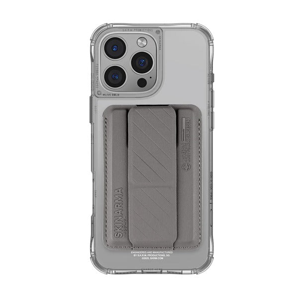 SkinArma iPhone 16 Pro Bundle Saido Kado Mag-Charge Card Holder + Saido MagSafe Case Titanium SkinArma iPhone 16 Pro Bundle Saido Kado Mag-Charge Card Holder + Saido MagSafe Case Titanium